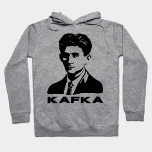 Franz Kafka Stencil Portrait Hoodie